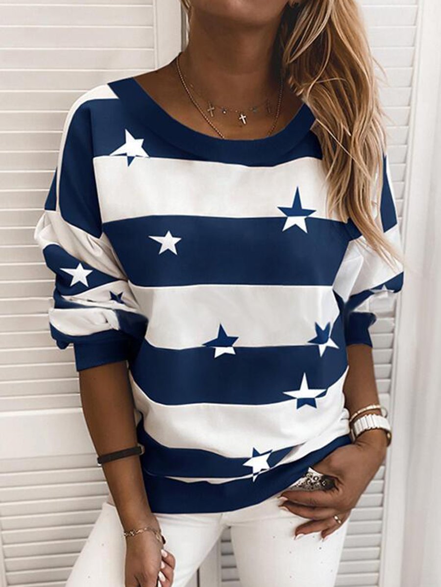 Star Stripe Sweatshirt