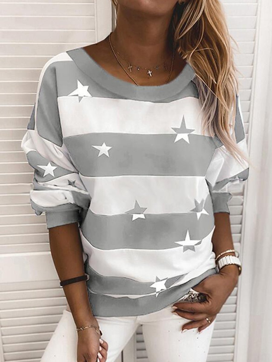 Star Stripe Sweatshirt