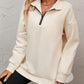 Collared Half-Zip Sweatshirt