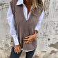 Deep V Jumper Vest