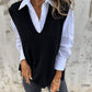 Deep V Jumper Vest