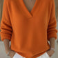Deep V-Neck Knit Jumper