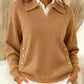 Polo Collar Gold Button Jumper