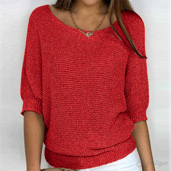 Wide Sleeve Knit Jumper