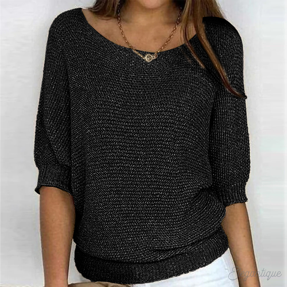 Wide Sleeve Knit Jumper
