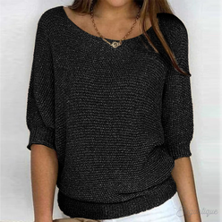Wide Sleeve Knit Jumper