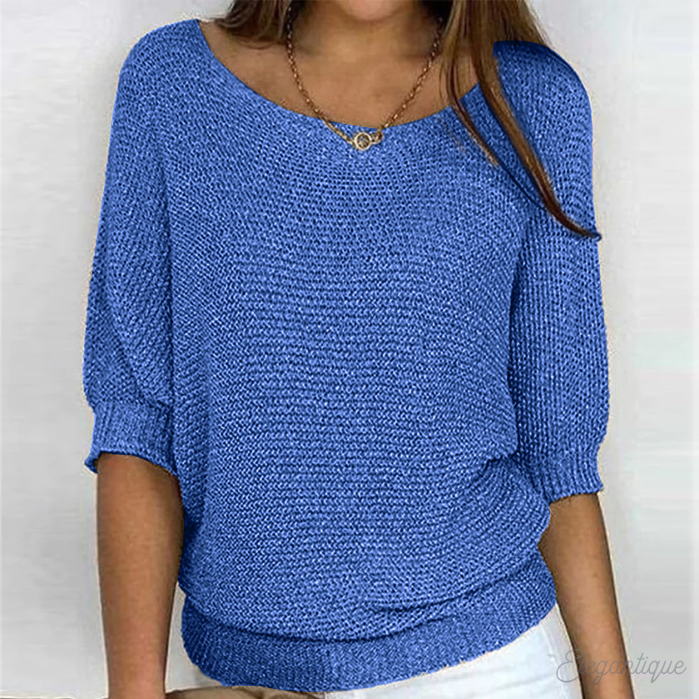 Wide Sleeve Knit Jumper