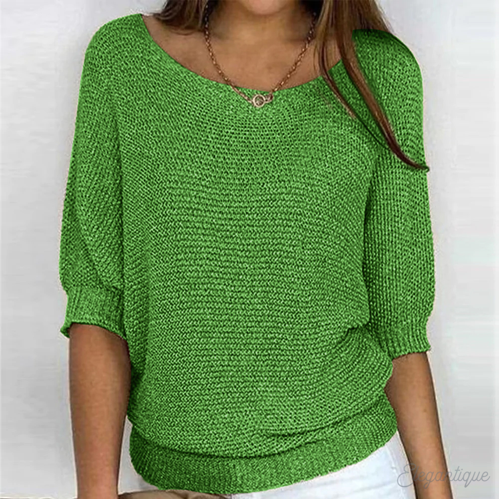 Wide Sleeve Knit Jumper