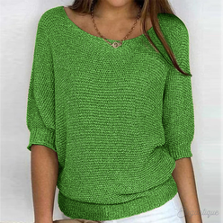 Wide Sleeve Knit Jumper