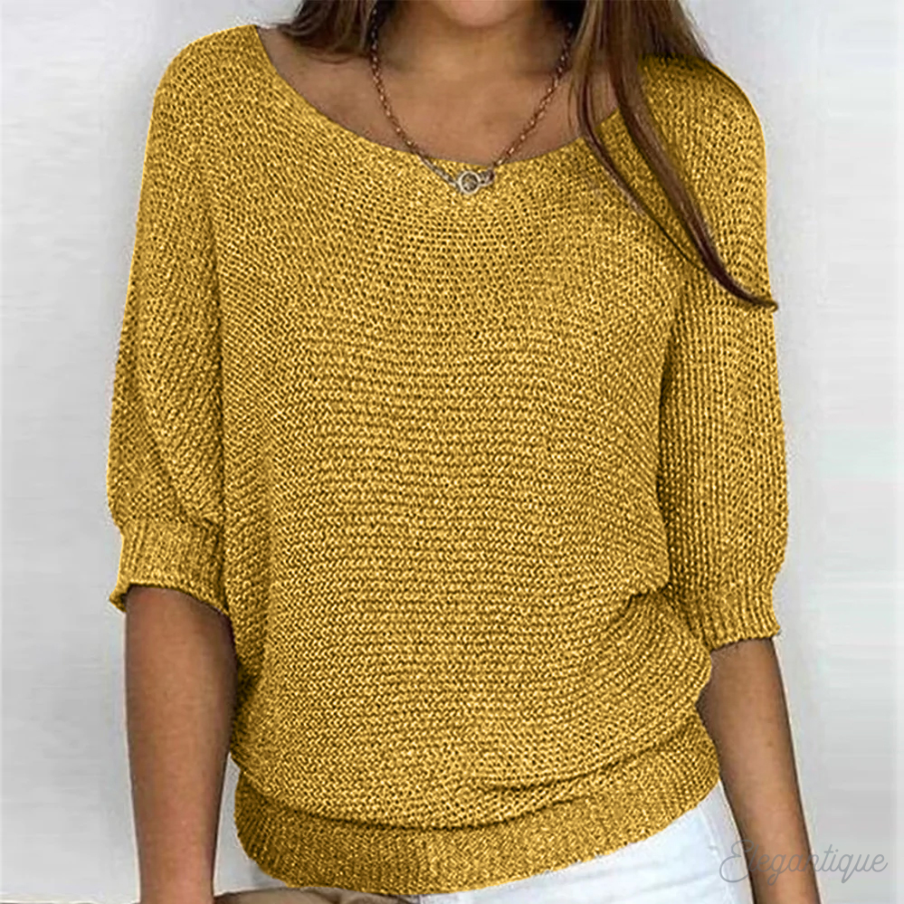 Wide Sleeve Knit Jumper