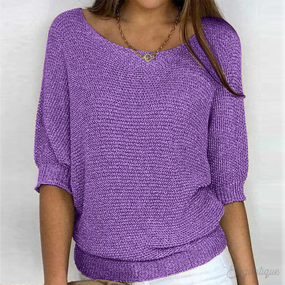 Wide Sleeve Knit Jumper