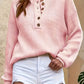 Ribbed Henley Jumper