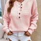 Ribbed Henley Jumper