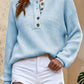Ribbed Henley Jumper