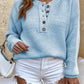 Ribbed Henley Jumper