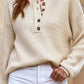 Ribbed Henley Jumper
