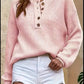Ribbed Henley Jumper