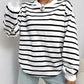 Striped Crewneck Sweatshirt