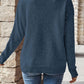 Chevron Open Knit V-Neck Jumper