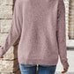 Chevron Open Knit V-Neck Jumper