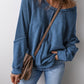 Lettuce Hem Waffle Sweatshirt