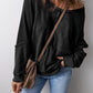Lettuce Hem Waffle Sweatshirt