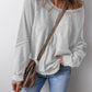 Lettuce Hem Waffle Sweatshirt