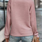 Ribbed Half-Zip Pullover