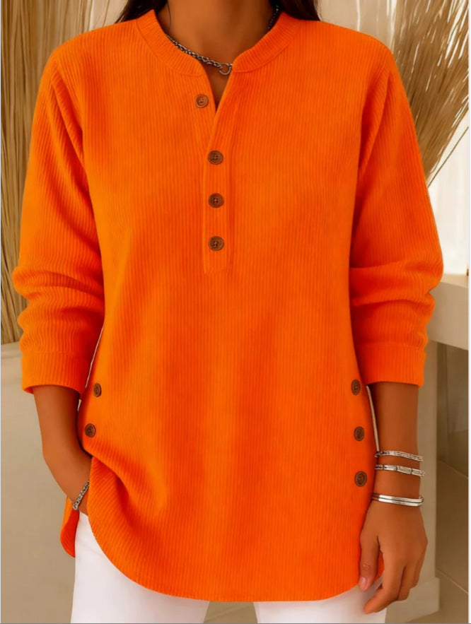 Ribbed Henley Tunic
