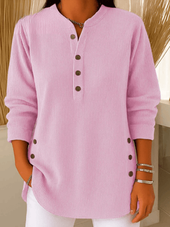 Ribbed Henley Tunic
