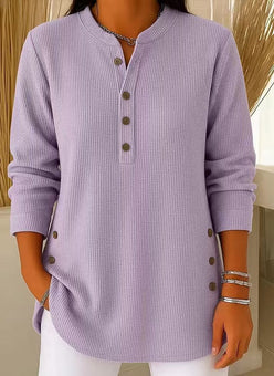 Ribbed Henley Tunic