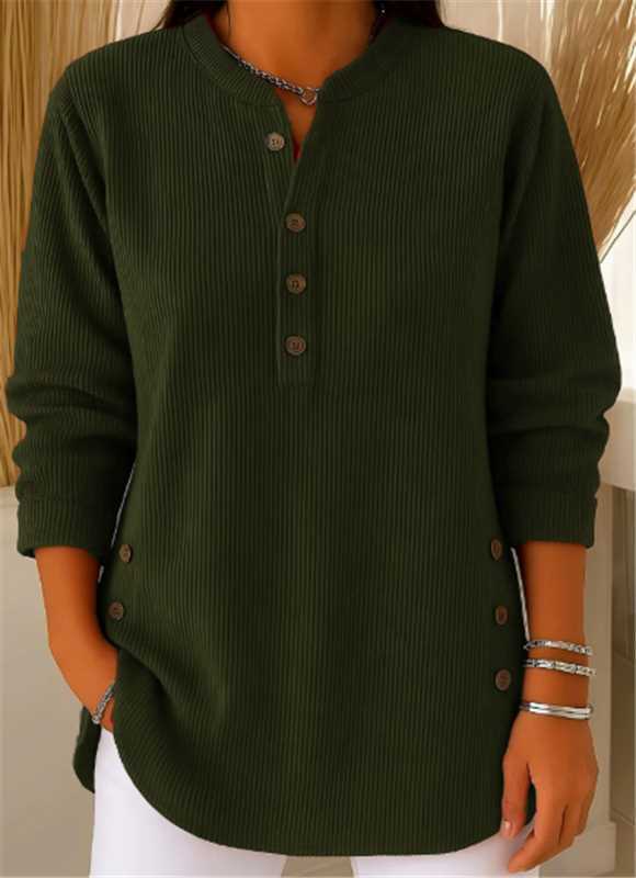 Ribbed Henley Tunic