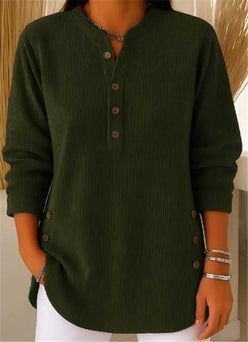 Ribbed Henley Tunic