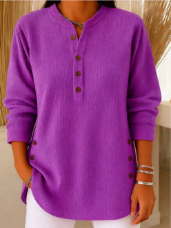Ribbed Henley Tunic