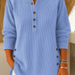 Ribbed Henley Tunic