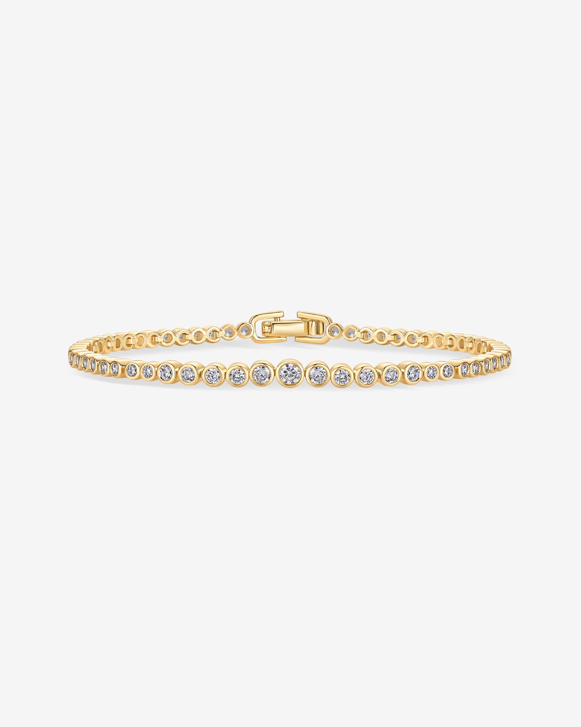 Jewlari Bracelet Naviiz Yellow Gold 6.5 Inches Yellow Gold / 6.5 Inches