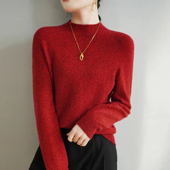 Extrafine Merino Mock Neck Jumper