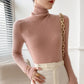 Ultra-Soft Cashmere-Feel High Roll Neck Jumper
