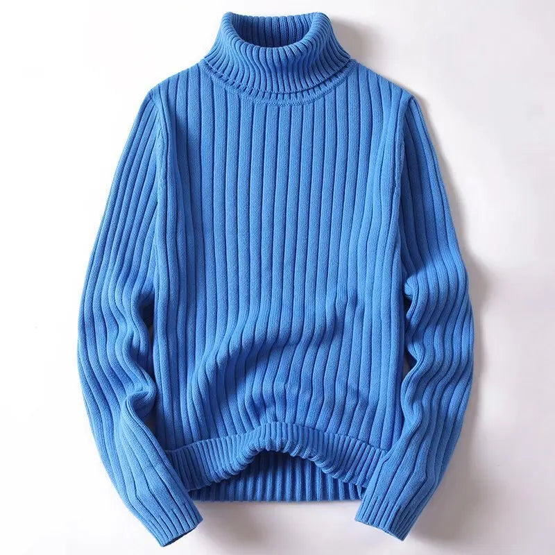 Thick Ribbed Roll Neck Jumper