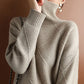 Lambswool Ribbed Roll Neck Jumper