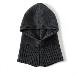 Cashmere-Feel Hooded Jumper