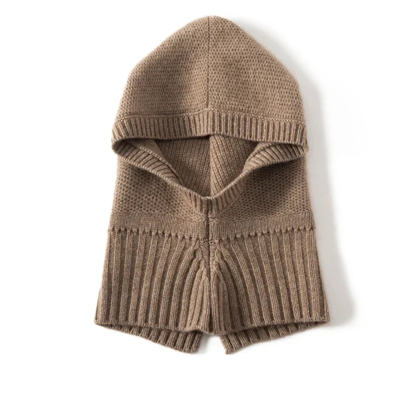 Cashmere-Feel Hooded Jumper