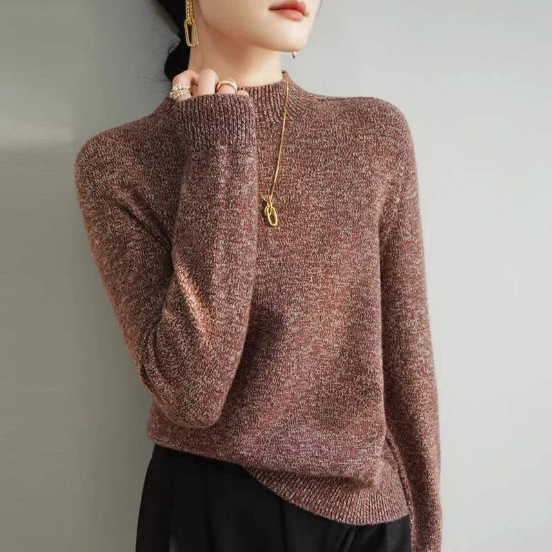 Extrafine Merino Mock Neck Jumper