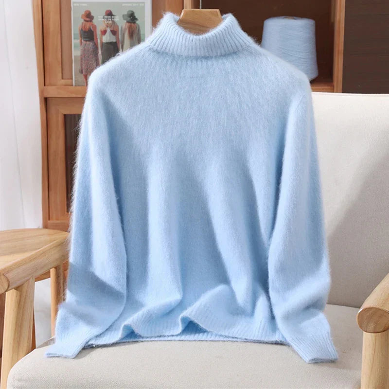 Cashmere-Feel Brushed Knit Jumper