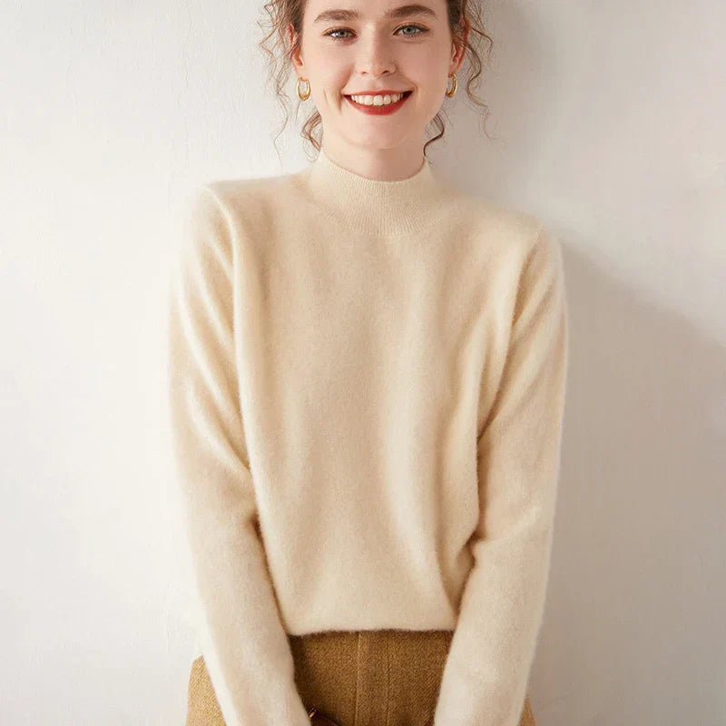 Cashmere-Feel Quiet Luxury Jumper