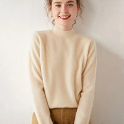 Cashmere-Feel Quiet Luxury Jumper