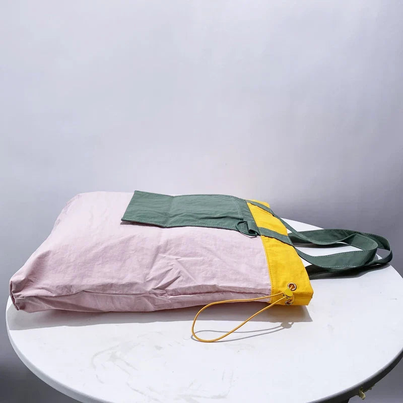 Foldable Tote Bag Waterproof Nylon with Handles