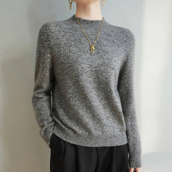 Extrafine Merino Mock Neck Jumper