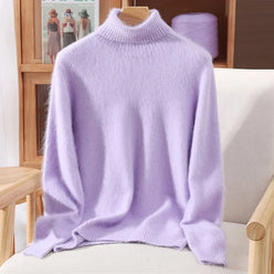 Cashmere-Feel Brushed Knit Jumper