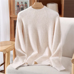 Cashmere-Feel Ultra-Soft Knit Pullover